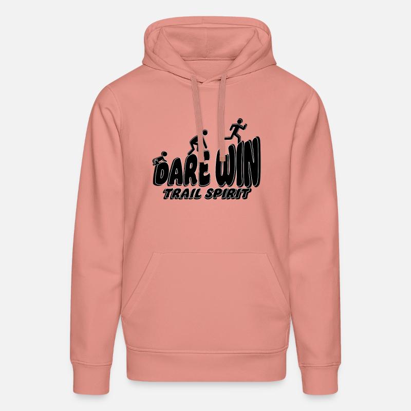 Trail dare win - Sweat à capuche bio DRUMMER Stanley/Stella Unisexe - rose poudré