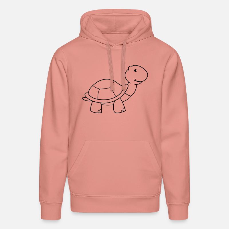 tortue - Sweat à capuche bio DRUMMER Stanley/Stella Unisexe - rose poudré