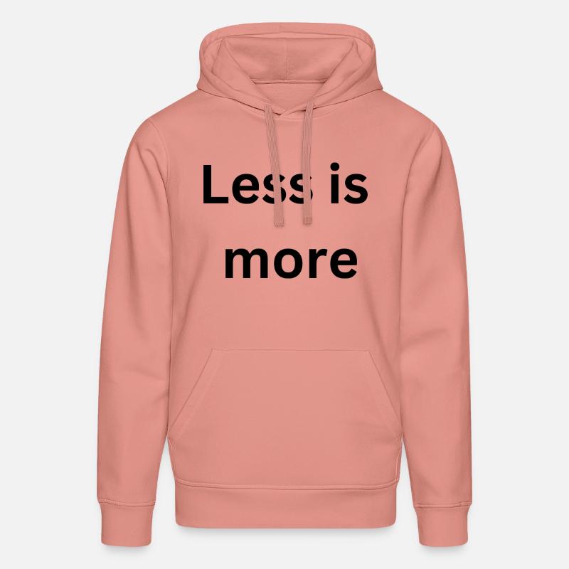 Moins, c’est plus - Sweat à capuche bio DRUMMER Stanley/Stella Unisexe - rose poudré