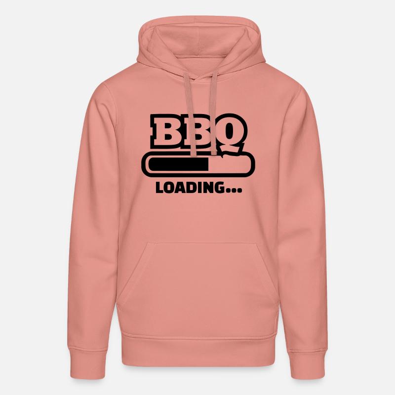 BBQ Loading - Sweat à capuche bio DRUMMER Stanley/Stella Unisexe - rose poudré