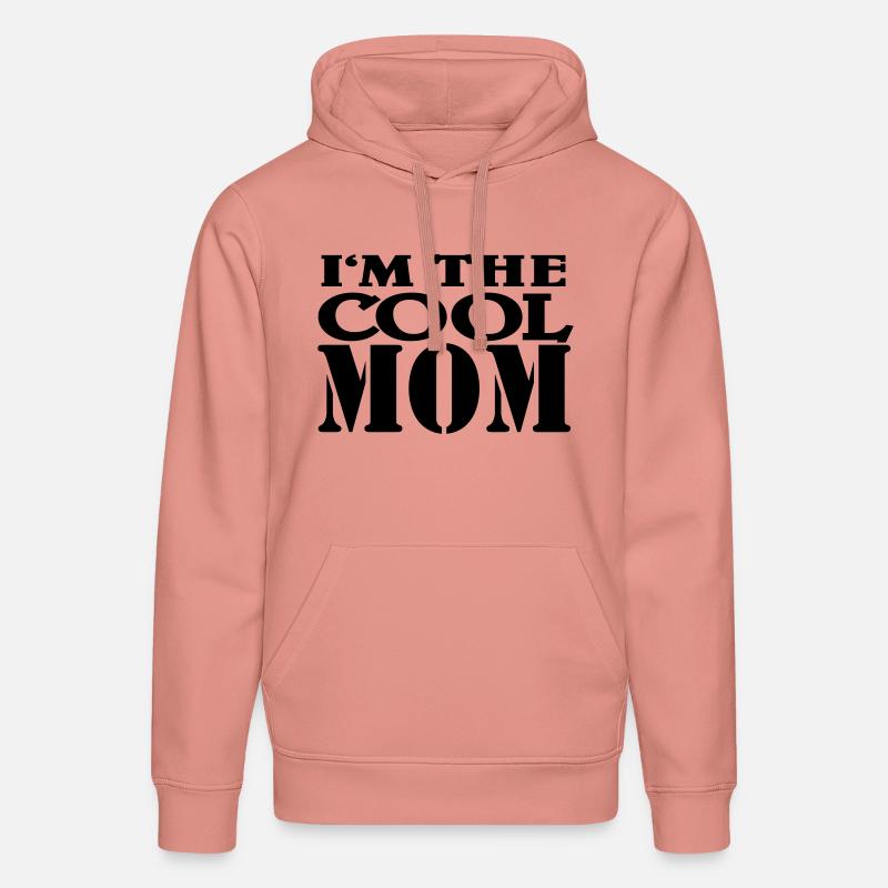 I'm the cool Mom - Sweat à capuche bio DRUMMER Stanley/Stella Unisexe - rose poudré