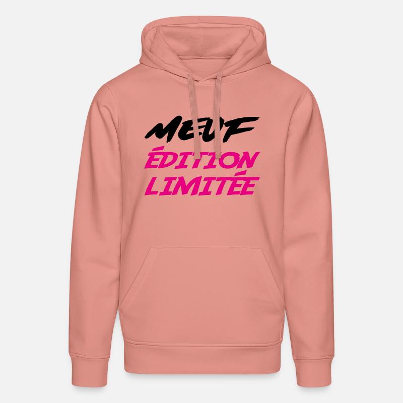 MEUF édition limitée - Sweat à capuche bio DRUMMER Stanley/Stella Unisexe - rose poudré
