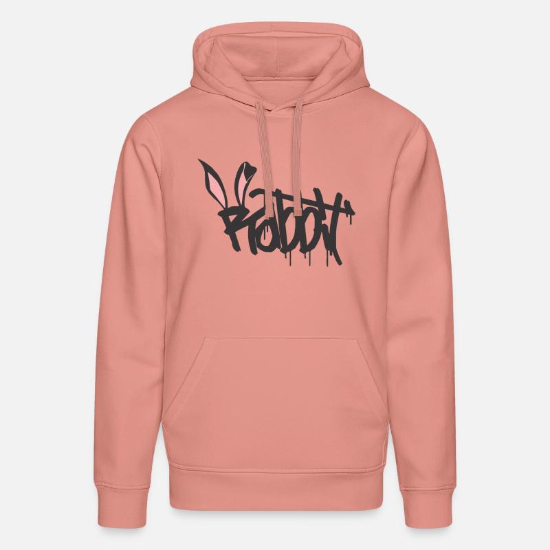 lapin - Sweat à capuche bio DRUMMER Stanley/Stella Unisexe - rose poudré