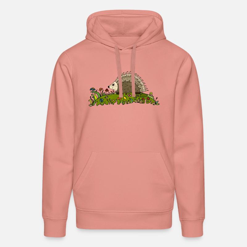 Hérisson - Sweat à capuche bio DRUMMER Stanley/Stella Unisexe - rose poudré