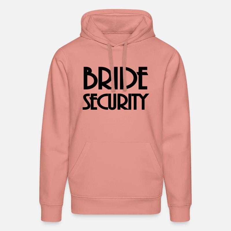 Bride Security - Sweat à capuche bio DRUMMER Stanley/Stella Unisexe - rose poudré