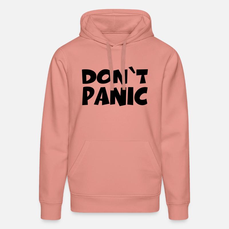 Don't panic - Sweat à capuche bio DRUMMER Stanley/Stella Unisexe - rose poudré