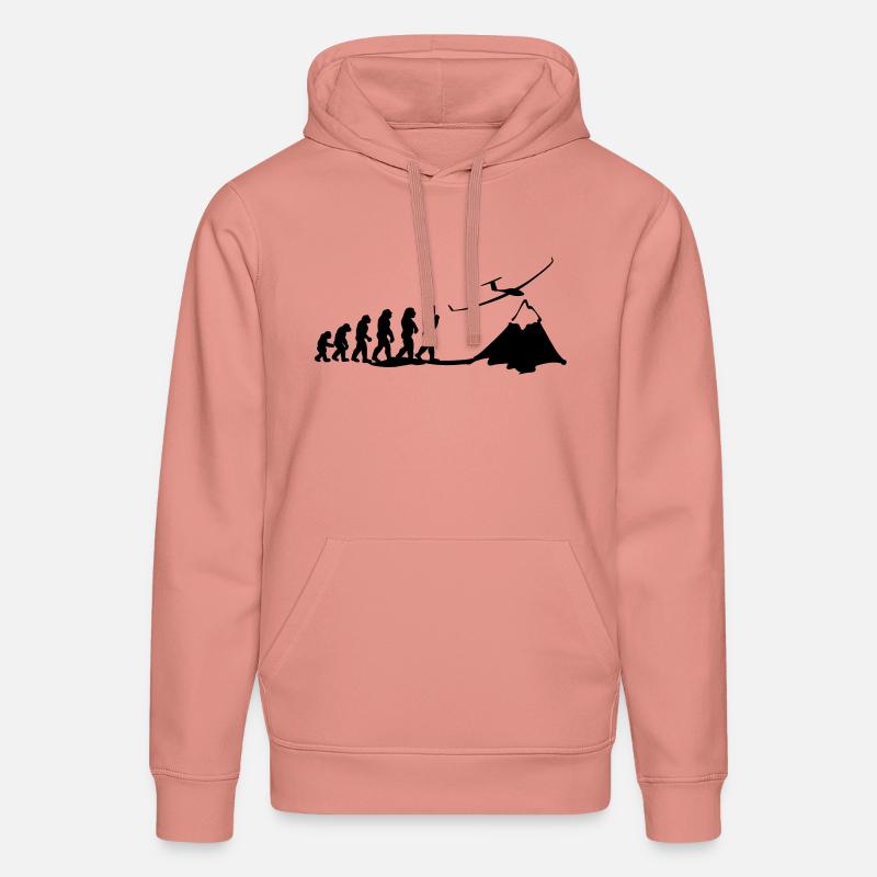 Segelflug évolution - Sweat à capuche bio DRUMMER Stanley/Stella Unisexe - rose poudré