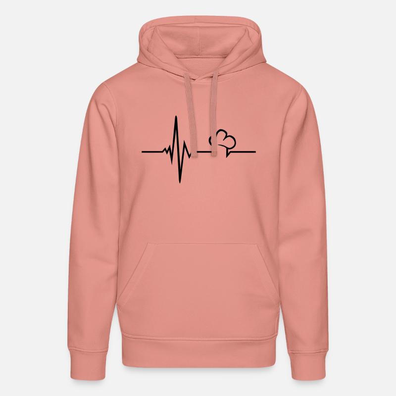 cuisinier - Sweat à capuche bio DRUMMER Stanley/Stella Unisexe - rose poudré