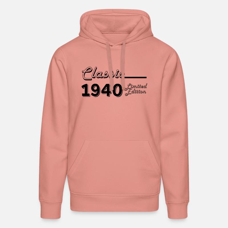 Classic 1940 édition limitée - Sweat à capuche bio DRUMMER Stanley/Stella Unisexe - rose poudré