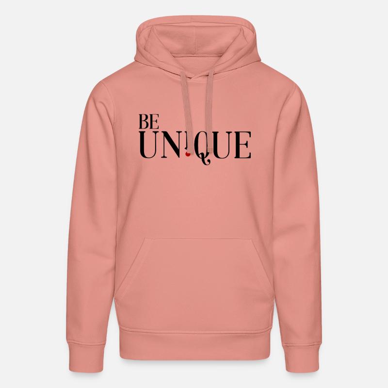 Be unique - Sei einzigartig - Stanley/Stella Unisex Bio-Hoodie DRUMMER  - Altrosa