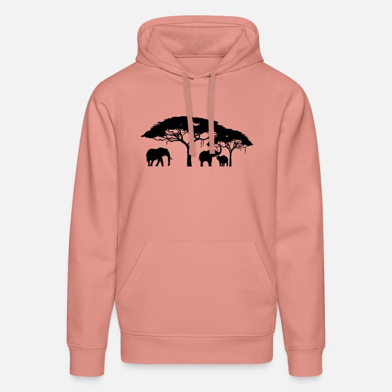 Steppe - Sweat à capuche bio DRUMMER Stanley/Stella Unisexe - rose poudré