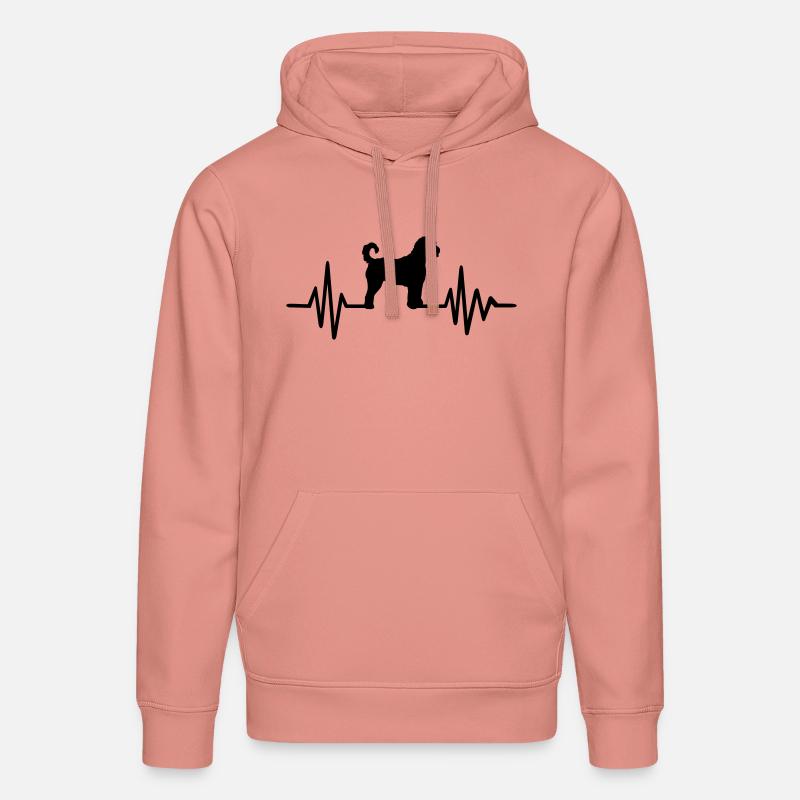 Labradoodle - Sweat à capuche bio DRUMMER Stanley/Stella Unisexe - rose poudré