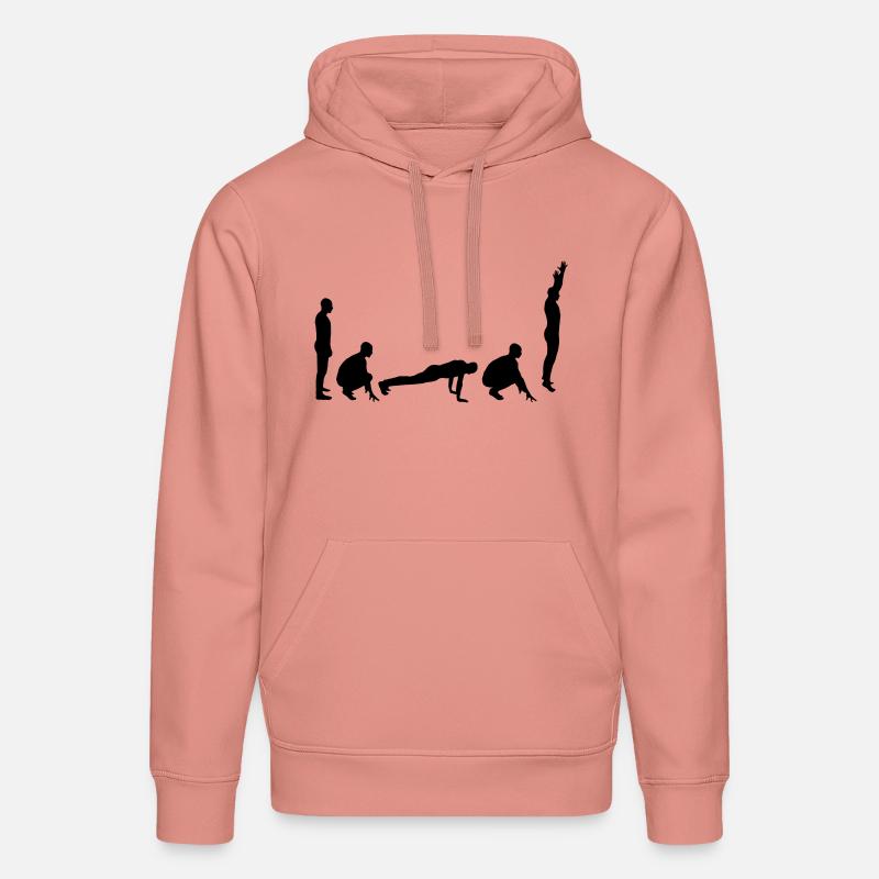 Evolution - Burpee - Sweat à capuche bio DRUMMER Stanley/Stella Unisexe - rose poudré