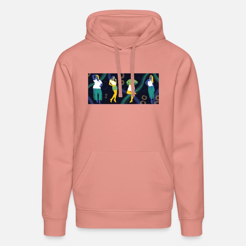 Zéro déchet - Sweat à capuche bio DRUMMER Stanley/Stella Unisexe - rose poudré