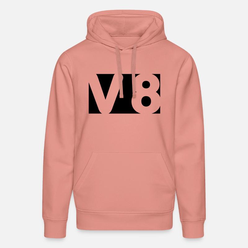 V8 - Farbwechsel möglich - Stanley/Stella Unisex Bio-Hoodie DRUMMER  - Altrosa