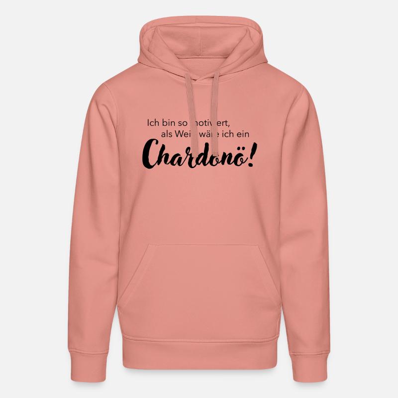 Je suis un Chardonö - Sweat à capuche bio DRUMMER Stanley/Stella Unisexe - rose poudré