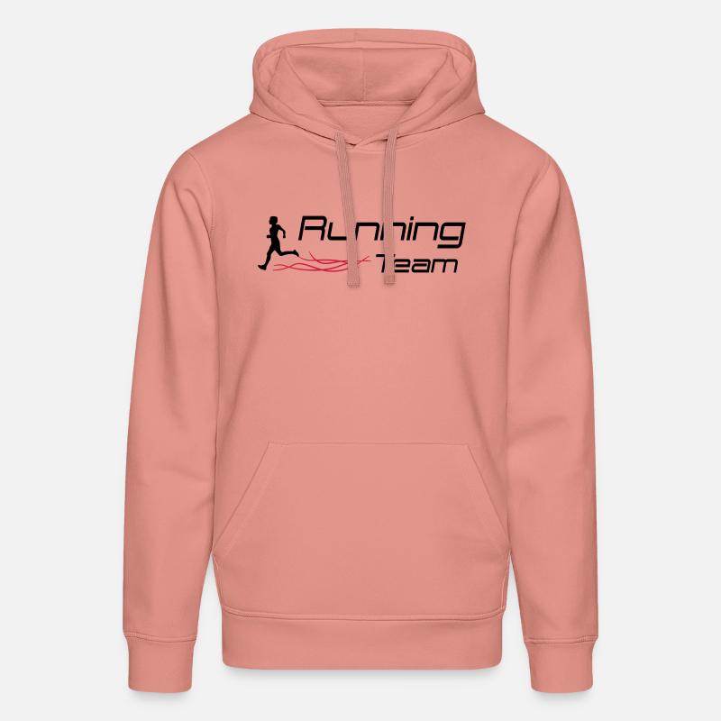 équipe de course - Sweat à capuche bio DRUMMER Stanley/Stella Unisexe - rose poudré