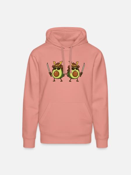 avocado samurai 2 - Stanley/Stella Unisex Bio-Hoodie DRUMMER  - Altrosa