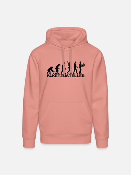 Paketzusteller - Stanley/Stella Unisex Bio-Hoodie DRUMMER - Altrosa