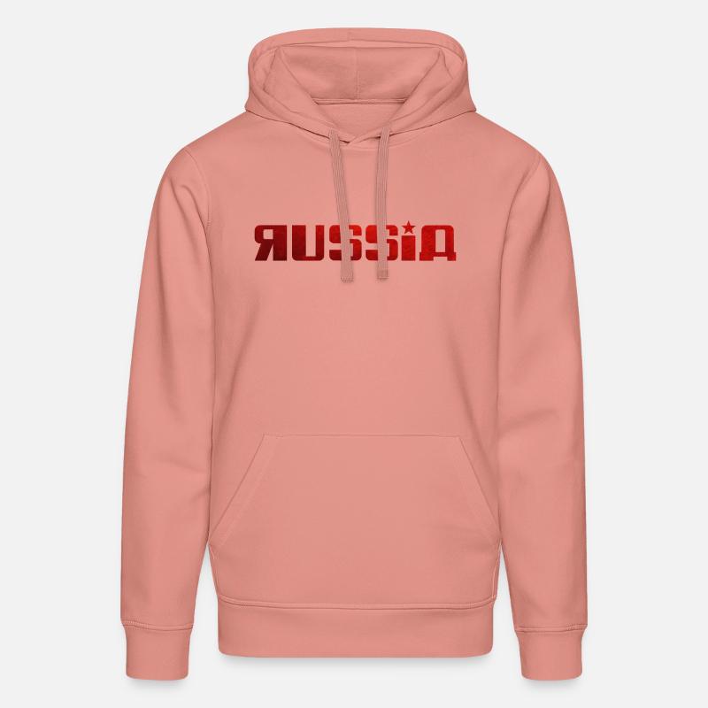 Russie - URSS - Russie - Sweat à capuche bio DRUMMER Stanley/Stella Unisexe - rose poudré