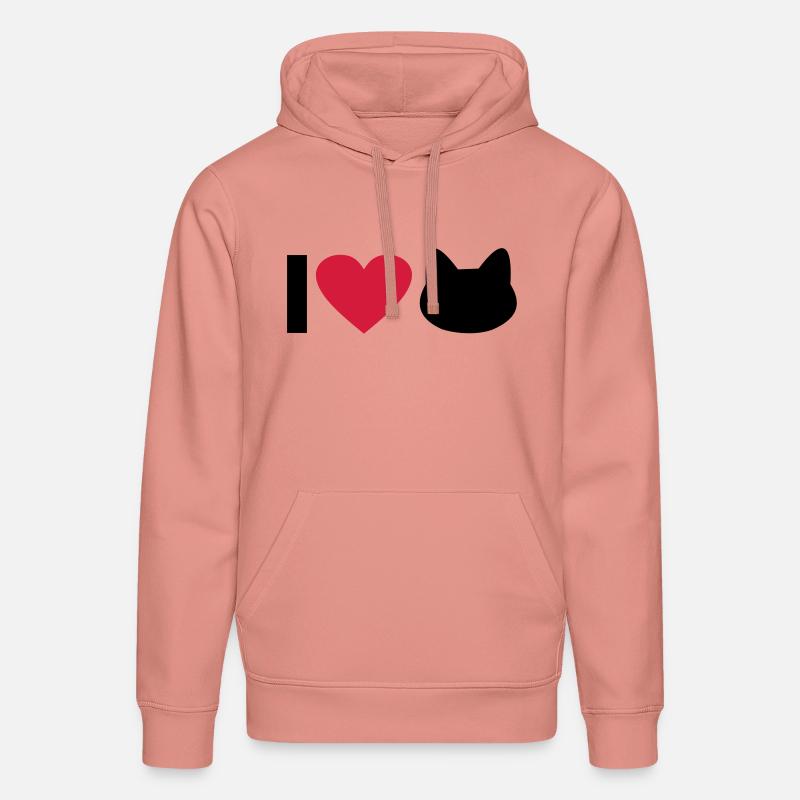 chat - Sweat à capuche bio DRUMMER Stanley/Stella Unisexe - rose poudré