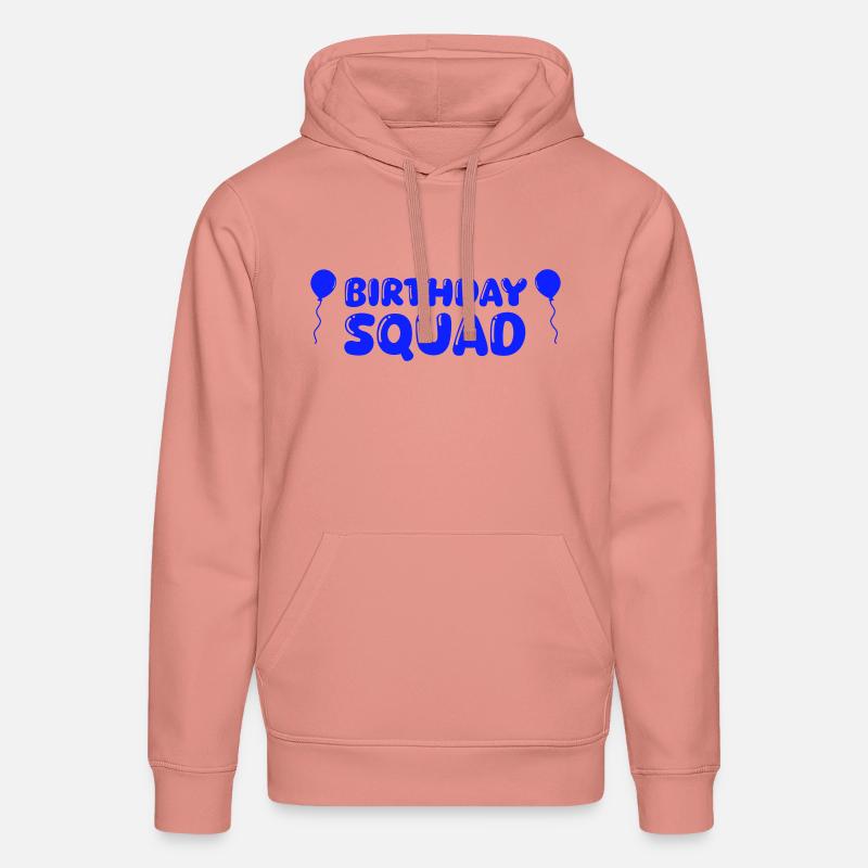 Équipe d’anniversaire - Sweat à capuche bio DRUMMER Stanley/Stella Unisexe - rose poudré