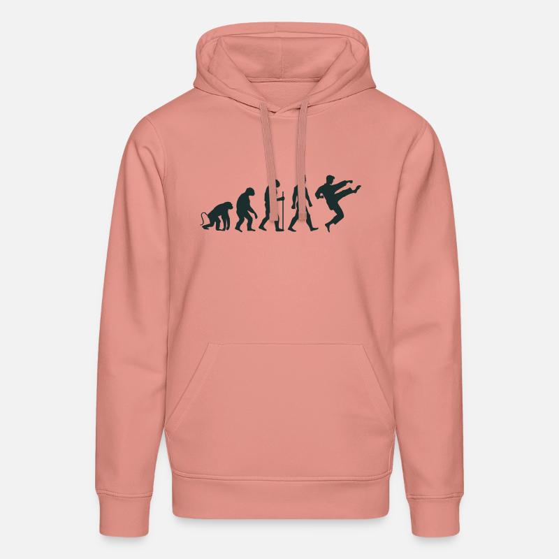 karate evolution - Stanley/Stella Unisex Bio-Hoodie DRUMMER  - Altrosa