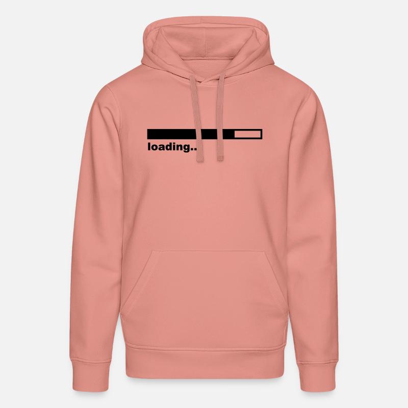 Loading Bar - Internet - Game - Sweat à capuche bio DRUMMER Stanley/Stella Unisexe - rose poudré