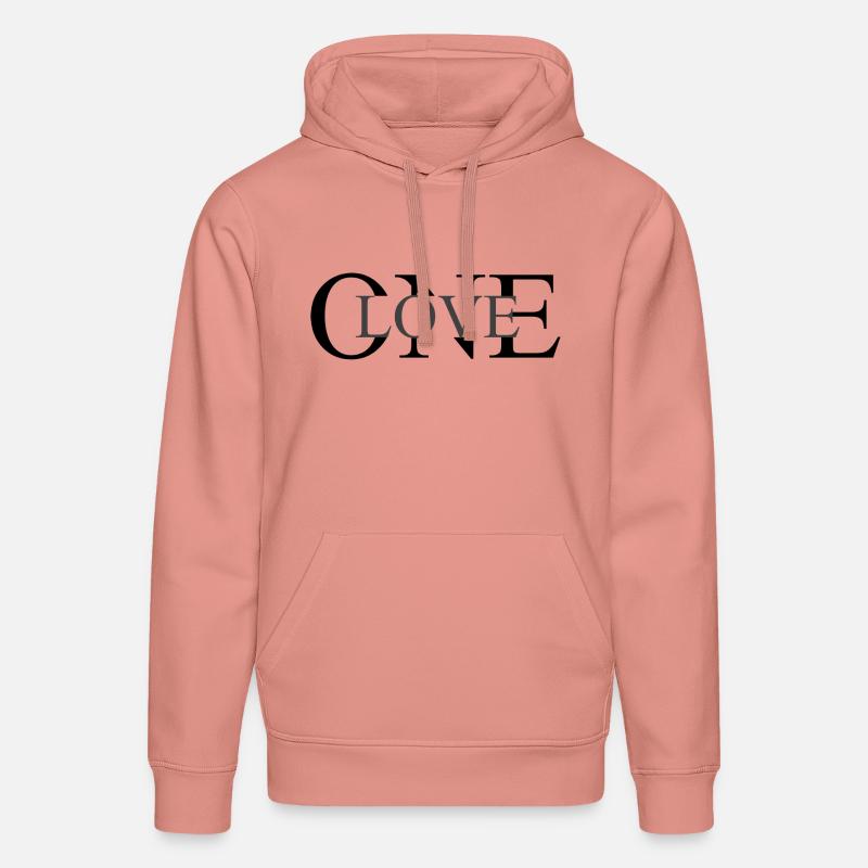 ONELOVE - Sweat à capuche bio DRUMMER Stanley/Stella Unisexe - rose poudré