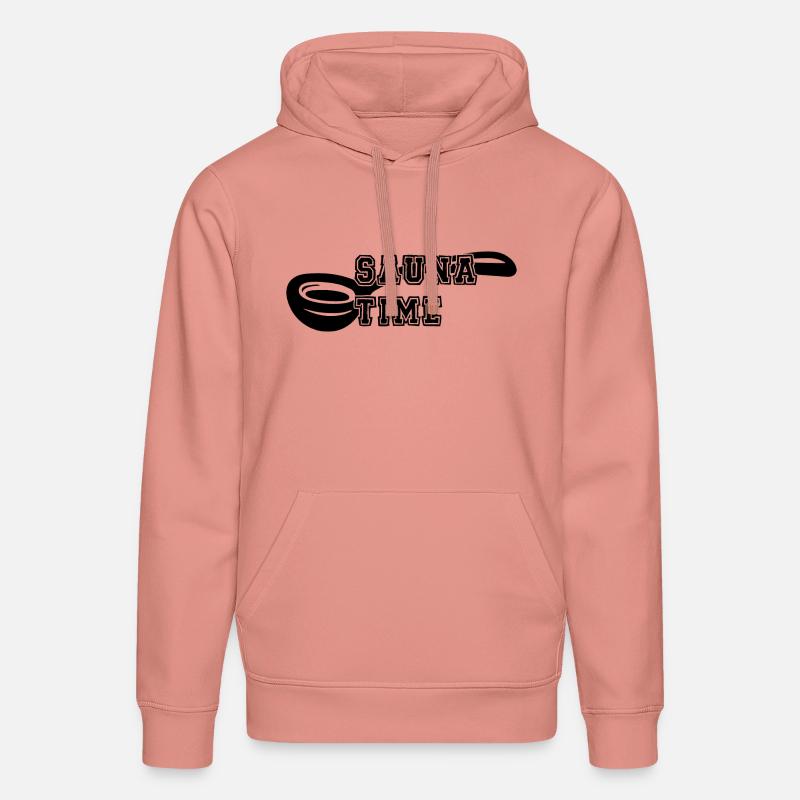 Sauna Spa bien-être - Sweat à capuche bio DRUMMER Stanley/Stella Unisexe - rose poudré