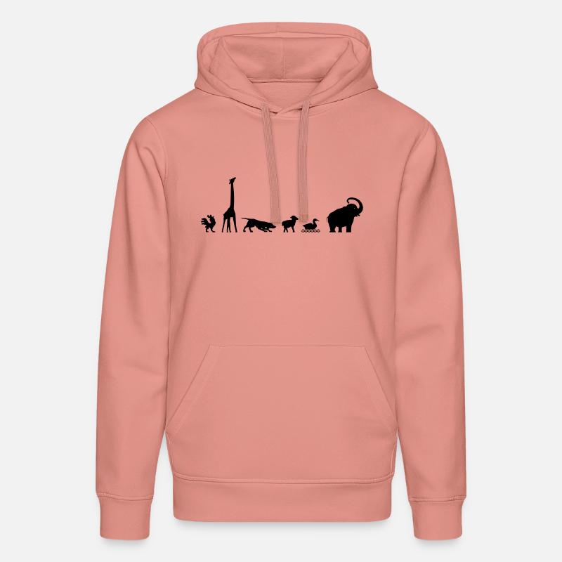 Arche, evolution - Stanley/Stella Unisex Bio-Hoodie DRUMMER  - Altrosa