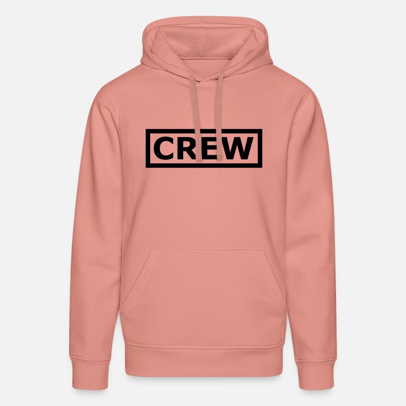 Crew - Sweat à capuche bio DRUMMER Stanley/Stella Unisexe - rose poudré