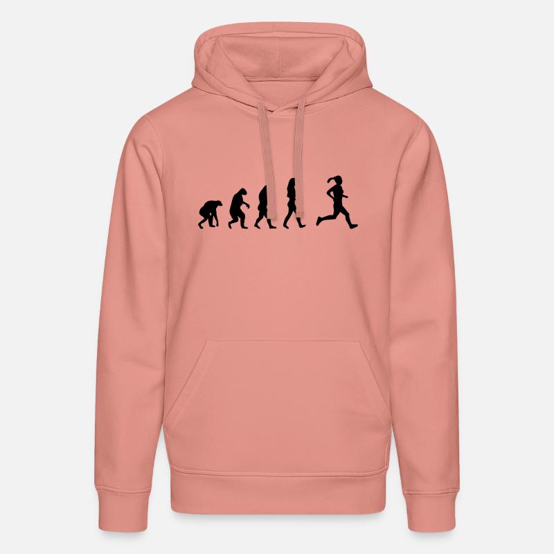 jogging evolution frauen - Stanley/Stella Unisex Bio-Hoodie DRUMMER  - Altrosa