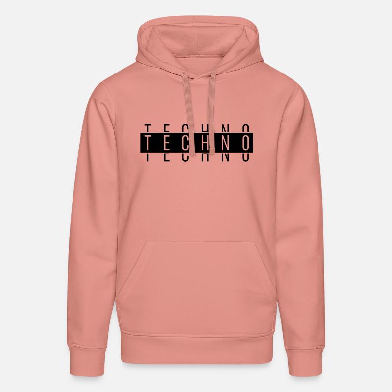 TECHNO TECHNO TECHNO - Stanley/Stella Unisex Bio-Hoodie DRUMMER  - Altrosa