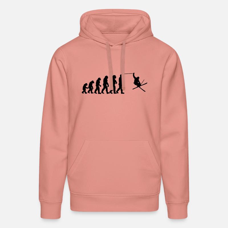 Ski Evolution - Sweat à capuche bio DRUMMER Stanley/Stella Unisexe - rose poudré