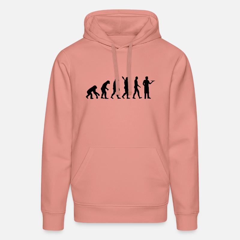 Evolution Garçon - Sweat à capuche bio DRUMMER Stanley/Stella Unisexe - rose poudré