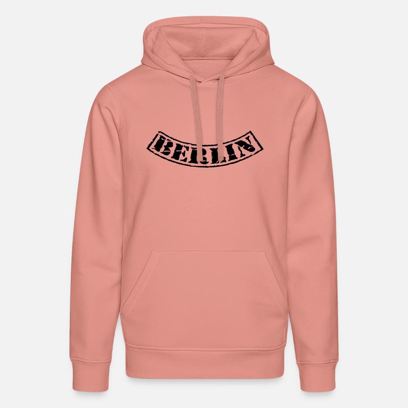 Cou Berlin - Sweat à capuche bio DRUMMER Stanley/Stella Unisexe - rose poudré