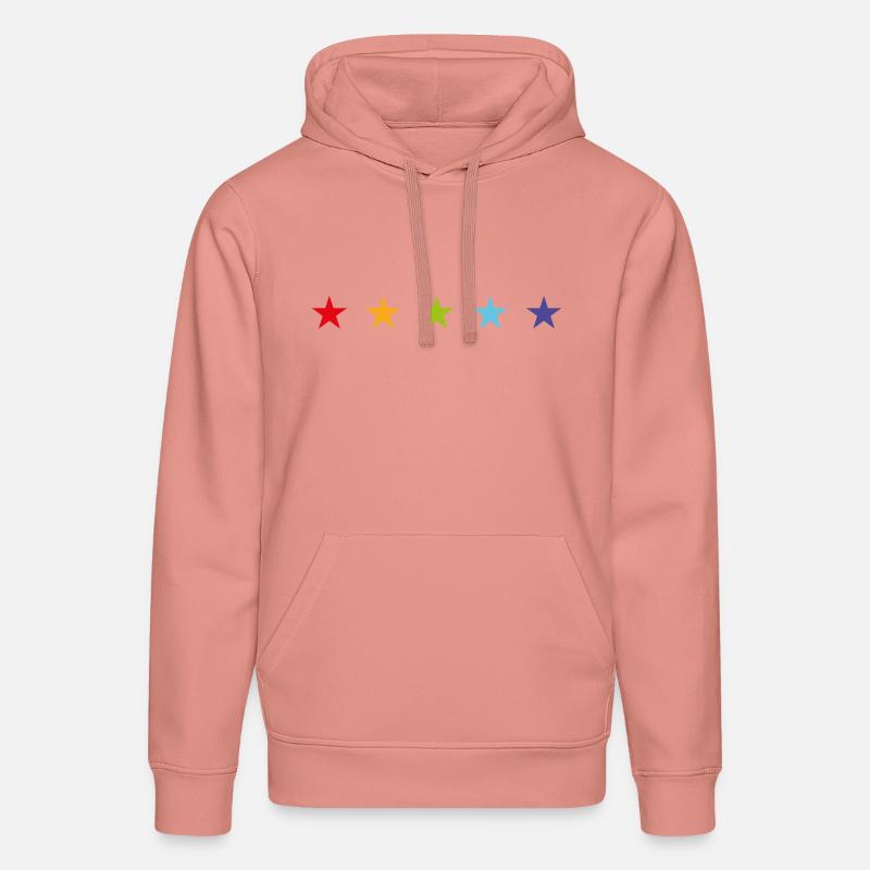 Les 5 cinq étoiles - Sweat à capuche bio DRUMMER Stanley/Stella Unisexe - rose poudré