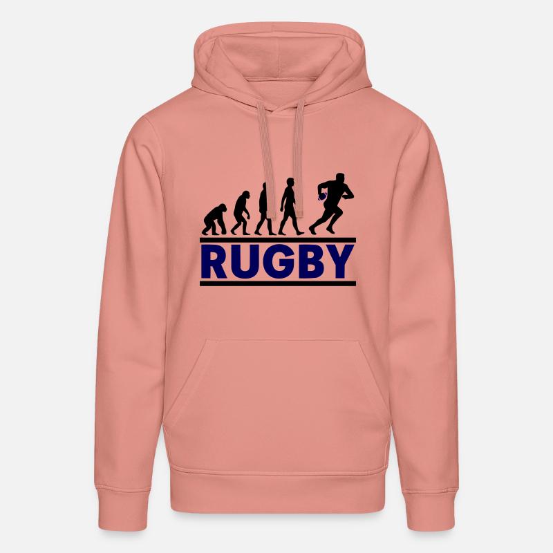 Rugby Évolution Sport Equipe - Sweat à capuche bio DRUMMER Stanley/Stella Unisexe - rose poudré
