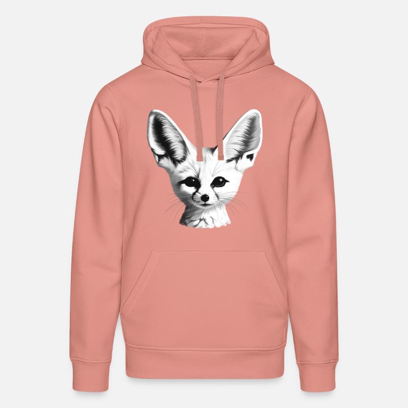 Fennec - Sweat à capuche bio DRUMMER Stanley/Stella Unisexe - rose poudré