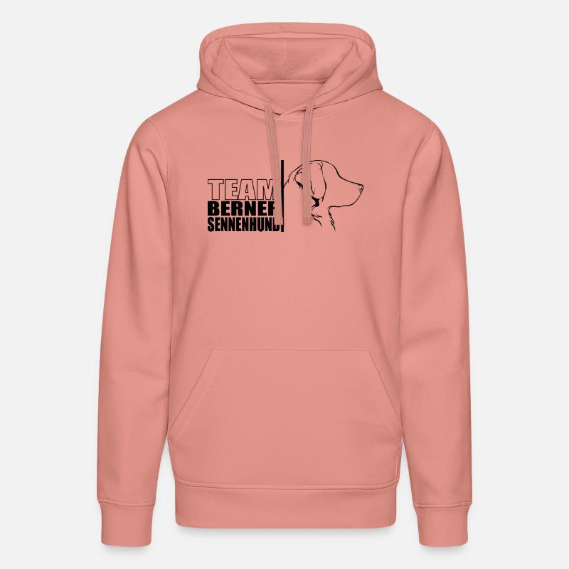 ÉQUIPE Bouvier Bernois Chien Wilsigns - Sweat à capuche bio DRUMMER Stanley/Stella Unisexe - rose poudré