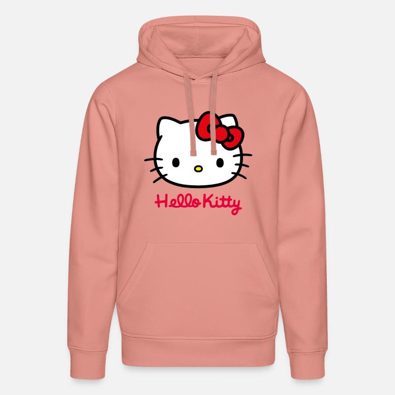 Hello Kitty Classic Hello Kitty -kirjaimella - Stanley/Stella DRUMMER unisex luomuhuppari - vanha roosa