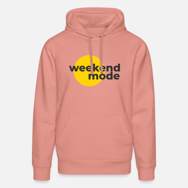 Mode week-end - Sweat à capuche bio DRUMMER Stanley/Stella Unisexe - rose poudré