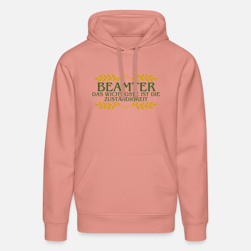 Fonctionnaire : Responsabilités - Sweat à capuche bio DRUMMER Stanley/Stella Unisexe - rose poudré