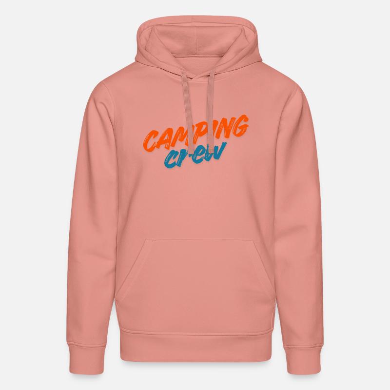 Équipe de camping - Sweat à capuche bio DRUMMER Stanley/Stella Unisexe - rose poudré