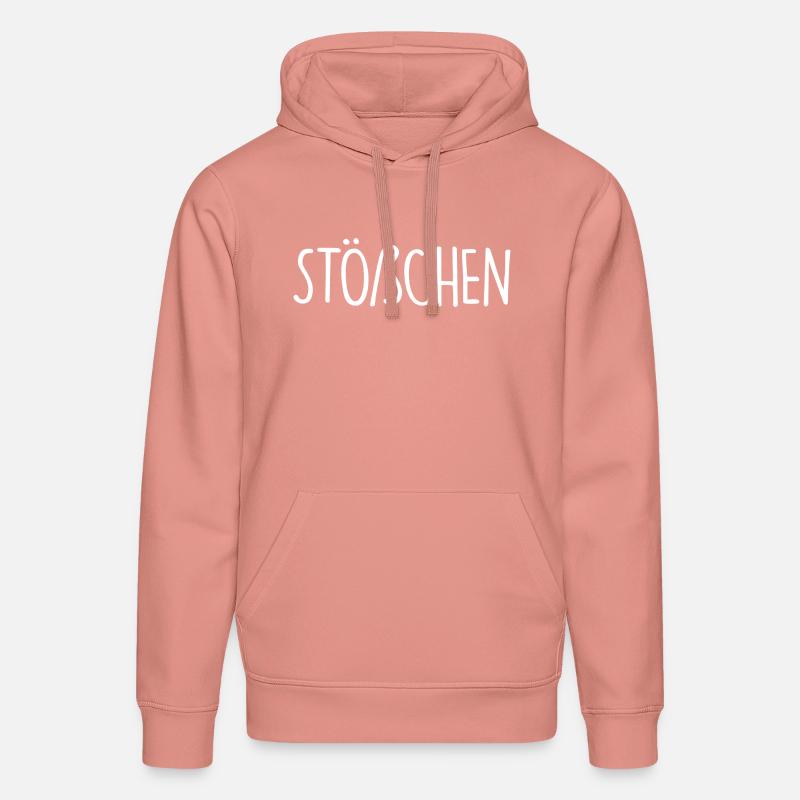 Stößchen - Sweat à capuche bio DRUMMER Stanley/Stella Unisexe - rose poudré