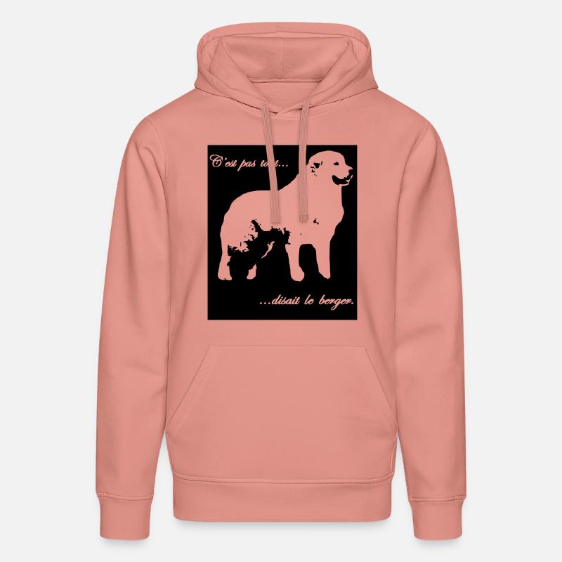 C est pas tout - Sweat à capuche bio DRUMMER Stanley/Stella Unisexe - rose poudré