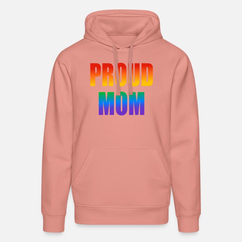 Stolze Mutter schwuler Regenbogen - Stanley/Stella Unisex Bio-Hoodie DRUMMER  - Altrosa