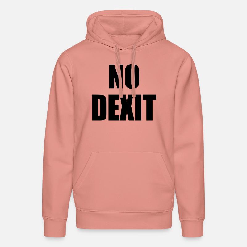 No dexit - Sweat à capuche bio DRUMMER Stanley/Stella Unisexe - rose poudré