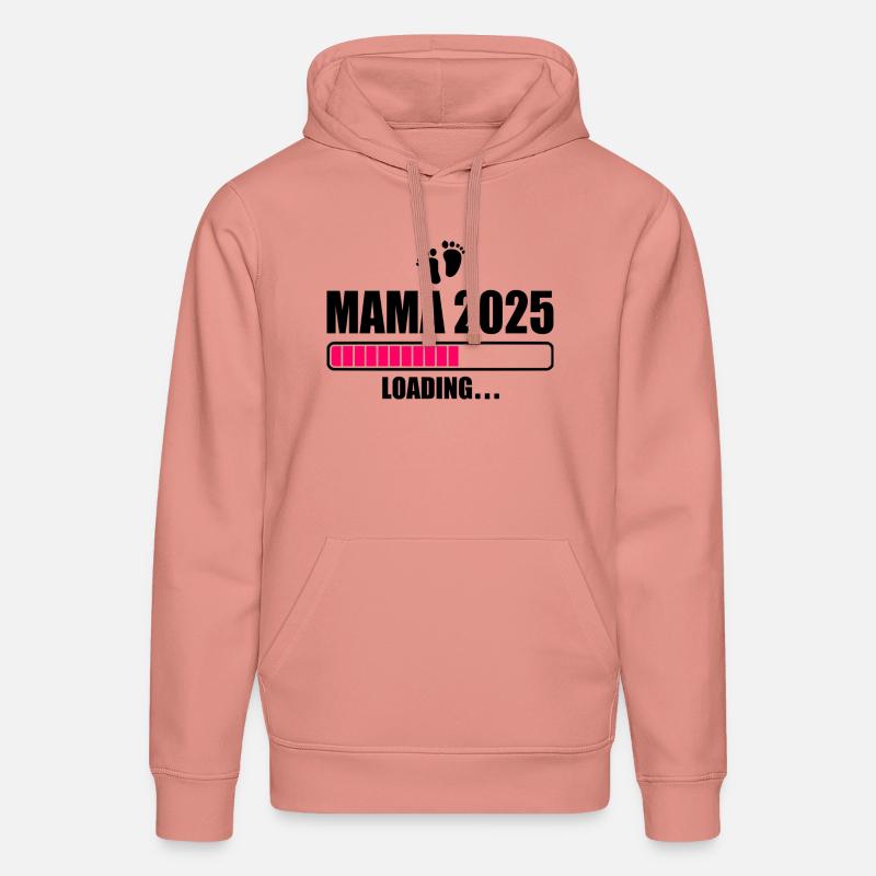 Mama 2025 - Sweat à capuche bio DRUMMER Stanley/Stella Unisexe - rose poudré